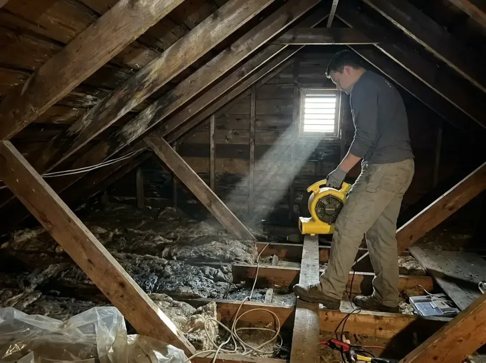 attic-water-damage-drying-proc-007 — frequently asked questions, Emergency Water Extraction & 24/7 Flood Response in Warwick…
